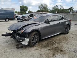 Carros salvage a la venta en subasta: 2015 Lexus RC 350