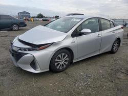 Toyota Prius salvage cars for sale: 2021 Toyota Prius Prime LE