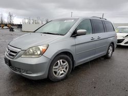 Honda salvage cars for sale: 2007 Honda Odyssey EXL