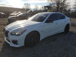 Salvage cars for sale from Copart Laurel, MD: 2016 Infiniti Q50 RED Sport 400