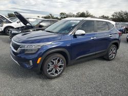 Salvage cars for sale at Orlando, FL auction: 2021 KIA Seltos SX