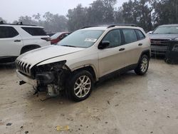 Salvage cars for sale at Ocala, FL auction: 2015 Jeep Cherokee Sport