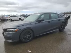 Salvage cars for sale at Fresno, CA auction: 2024 Honda Civic Sport