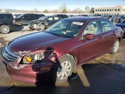 Honda salvage cars for sale: 2012 Honda Accord LX