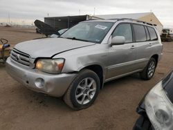 Toyota Highlander Vehiculos salvage en venta: 2004 Toyota Highlander