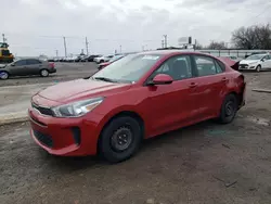 Salvage cars for sale at Oklahoma City, OK auction: 2019 KIA Rio S