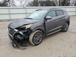 Salvage cars for sale at Franklin, WI auction: 2020 Hyundai Tucson Limited