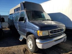 Ford Econoline e350 Super Duty salvage cars for sale: 2002 Ford Econoline E350 Super Duty Wagon