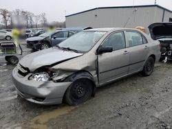 Toyota Corolla ce salvage cars for sale: 2004 Toyota Corolla CE