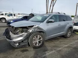 Salvage cars for sale from Copart Van Nuys, CA: 2015 Toyota Highlander LE