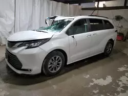 Salvage cars for sale from Copart Ebensburg, PA: 2023 Toyota Sienna XLE