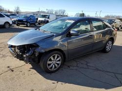 Salvage cars for sale at New Britain, CT auction: 2015 Toyota Corolla L