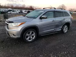 Salvage cars for sale at Hillsborough, NJ auction: 2016 Toyota Highlander Limited