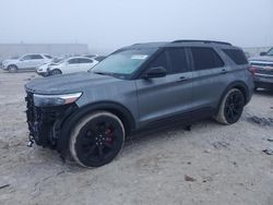 Salvage cars for sale from Copart Haslet, TX: 2022 Ford Explorer ST