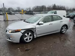 Salvage cars for sale at Chalfont, PA auction: 2012 Acura TSX Tech