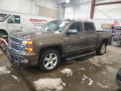 Salvage cars for sale from Copart Mcfarland, WI: 2014 Chevrolet Silverado K1500 High Country