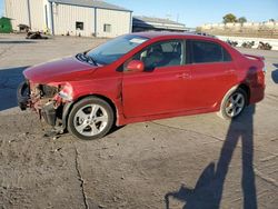 Salvage cars for sale from Copart Tulsa, OK: 2012 Toyota Corolla Base