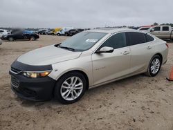 Chevrolet salvage cars for sale: 2016 Chevrolet Malibu LT