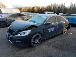 Salvage cars for sale at Cookstown, ON auction: 2017 Honda Accord Sport