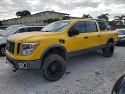 Nissan salvage cars for sale: 2016 Nissan Titan XD SL