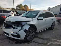 Salvage cars for sale at Montgomery, AL auction: 2018 Acura MDX Technology