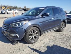 Salvage cars for sale from Copart Lumberton, NC: 2017 Hyundai Santa FE Sport