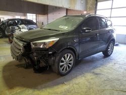 Salvage cars for sale from Copart Indianapolis, IN: 2017 Ford Escape Titanium