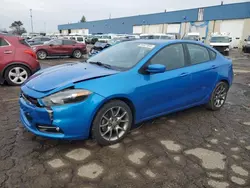 Salvage cars for sale at Woodhaven, MI auction: 2015 Dodge Dart SXT