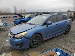 Salvage cars for sale at Arlington, WA auction: 2014 Subaru Impreza Sport Premium