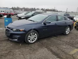 Salvage cars for sale at Pennsburg, PA auction: 2018 Chevrolet Malibu LT