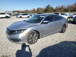 Salvage cars for sale from Copart Memphis, TN: 2021 Honda Civic LX