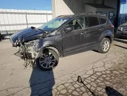 Salvage cars for sale at Fort Wayne, IN auction: 2017 Ford Escape SE