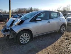 Vehiculos salvage en venta de Copart Chalfont, PA: 2015 Nissan Leaf S