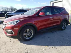 Salvage cars for sale at Duryea, PA auction: 2017 Hyundai Santa FE Sport