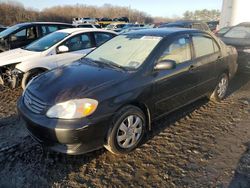 Salvage cars for sale at Windsor, NJ auction: 2003 Toyota Corolla CE