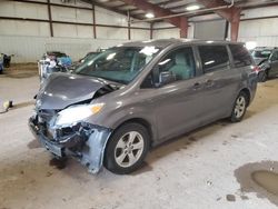 Salvage cars for sale at Lansing, MI auction: 2011 Toyota Sienna