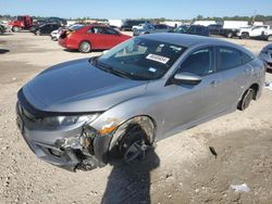 Vehiculos salvage en venta de Copart Houston, TX: 2019 Honda Civic LX