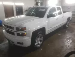 Salvage cars for sale at Pekin, IL auction: 2015 Chevrolet Silverado K1500 LT