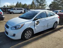 Salvage cars for sale at Denver, CO auction: 2016 Hyundai Accent SE