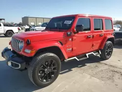 Jeep Wrangler Sahara 4xe salvage cars for sale: 2024 Jeep Wrangler Sahara 4XE