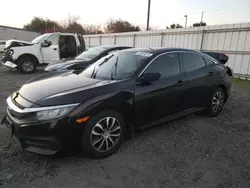 Salvage cars for sale at Sacramento, CA auction: 2018 Honda Civic LX