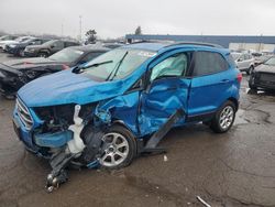 2018 Ford Ecosport SE en venta en Woodhaven, MI