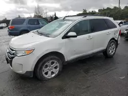 Salvage cars for sale at San Martin, CA auction: 2012 Ford Edge SEL