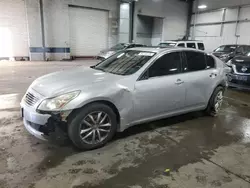 Salvage cars for sale at Ham Lake, MN auction: 2009 Infiniti G37