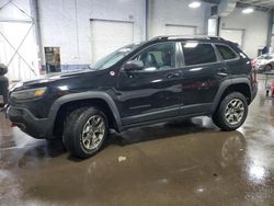 Jeep salvage cars for sale: 2020 Jeep Cherokee Trailhawk