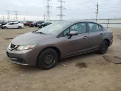 Salvage cars for sale at Elgin, IL auction: 2014 Honda Civic LX