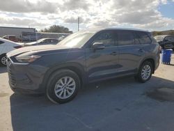 Salvage cars for sale at Orlando, FL auction: 2024 Toyota Grand Highlander XLE