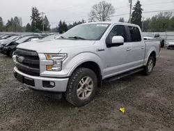 Salvage cars for sale from Copart Graham, WA: 2017 Ford F150 Supercrew