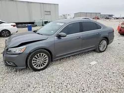 Vehiculos salvage en venta de Copart Taylor, TX: 2017 Volkswagen Passat SE