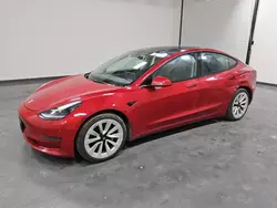 Tesla Vehiculos salvage en venta: 2022 Tesla Model 3